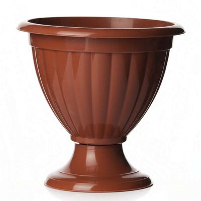 Вазон "Жасмин" 18л (коричневый) 