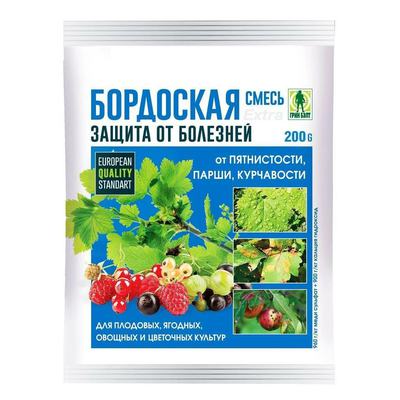 Удобрение Бордосская смесь от болезней растений 100гр
