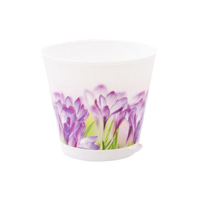 Горшок для цветов Крит 120 с системой прикорневого полива 0,7 Цветы ING46012ЦВ