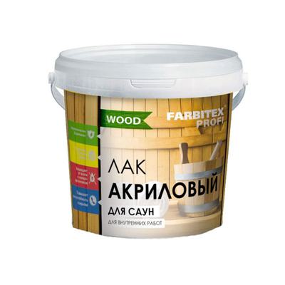 Лак акриловый для саун 2,5кг Фабритекс ПРОФИ GOOD FOR