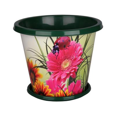 Горшок-Кашпо "Цветочный блюз" 3л. с под. 
