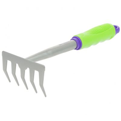 Грабли 5-зубые, 115х275мм, стальные,пластиковая рукоятка "Palisad"