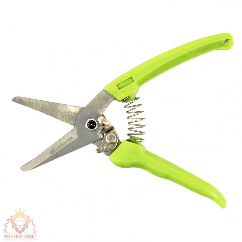 Секатор цветочный пластиковые рукоятки Сибртех