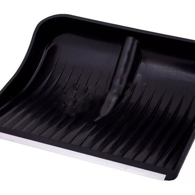 Лопата снеговая 400х420 без черенка  белая пластм метал окант