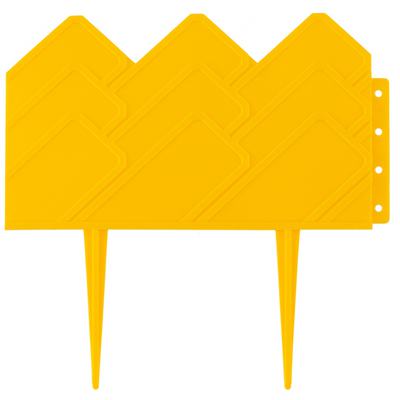 Бордюр "Кантри", 14 х 310 см, желтый// PALISAD