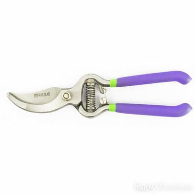 Секатор прямого реза 200 мм обрезиненные рукоятки Palisad
