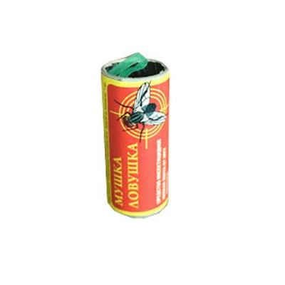 Липкая лента от мух "Мушка-ловушка"