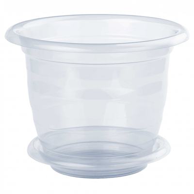 Горшок цв. для орхидеи с поддоном 3,5л (прозр) 