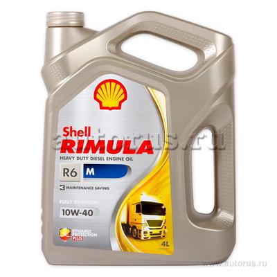 Масло моторное SHELL RIMULA R6 M 10W-40 (E7. 228.5) 4л.