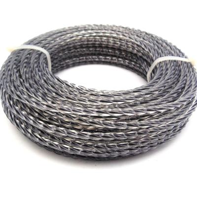 Леска двухкомпонентная для триммера квадрат 2,65 мм*15 м