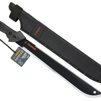 Мачете двустороннее 450мм с чехлом 13098труппер