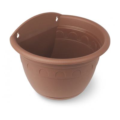 Горшок настен. КОЛЫВАНЬ 20см коричневый