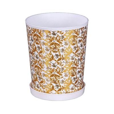 Горшок цв. "Золотая осень" 1,2л. с под(бел.) 