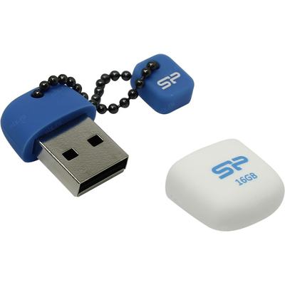 Флеш-диск 16 GB SILICON POWER Jewel J07 USB 3.1, голубой, SP16GBUF3J07V1B