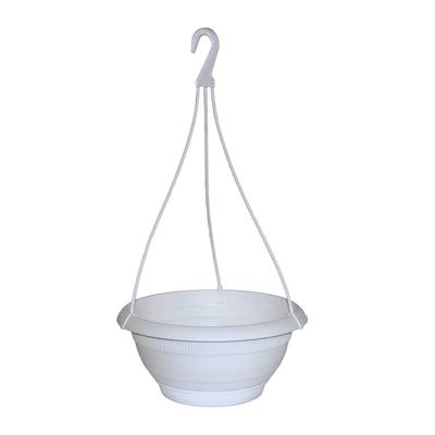 Горшок-кашпо "Мирабель" 3,5 л. с под. подвесной (белый)