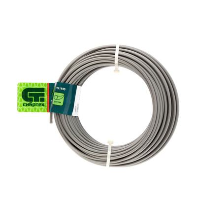 Леска для триммера армированная алюм X-pro круглая 2,4мм