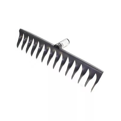 Грабли стальные,350 мм, 14 витых зубьев, без черенка, Россия// Сибртех